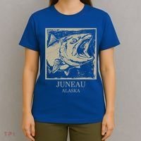 Fishing Town Souvenir Juneau Alaska Gift T-Shirt thumb 4