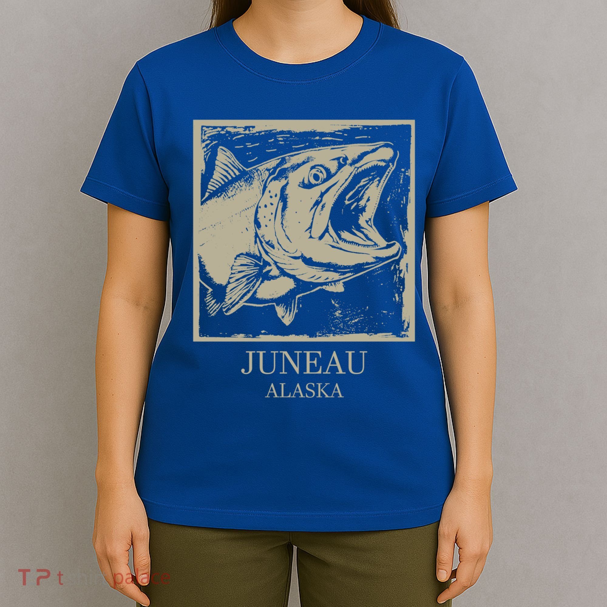 Fishing Town Souvenir Juneau Alaska Gift T-Shirt