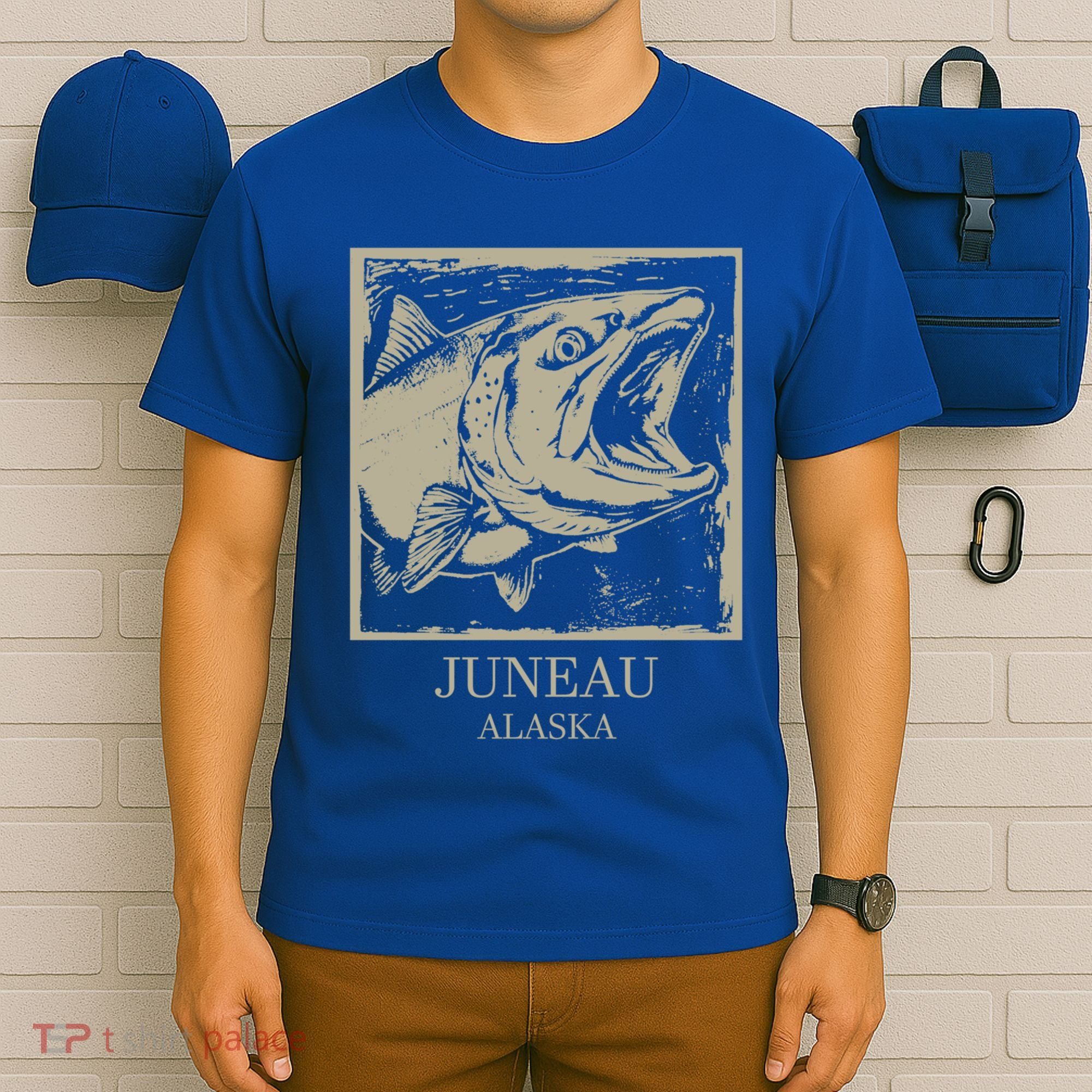 Fishing Town Souvenir Juneau Alaska Gift T-Shirt