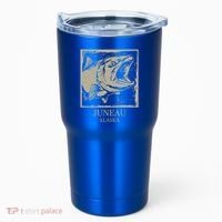 Fishing Town Souvenir Juneau Alaska Gift Tumbler thumb 0