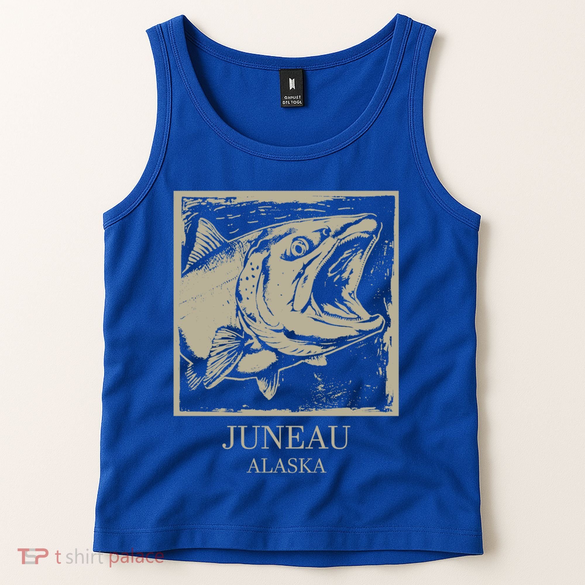 Fishing Town Souvenir Juneau Alaska Gift Tank Top