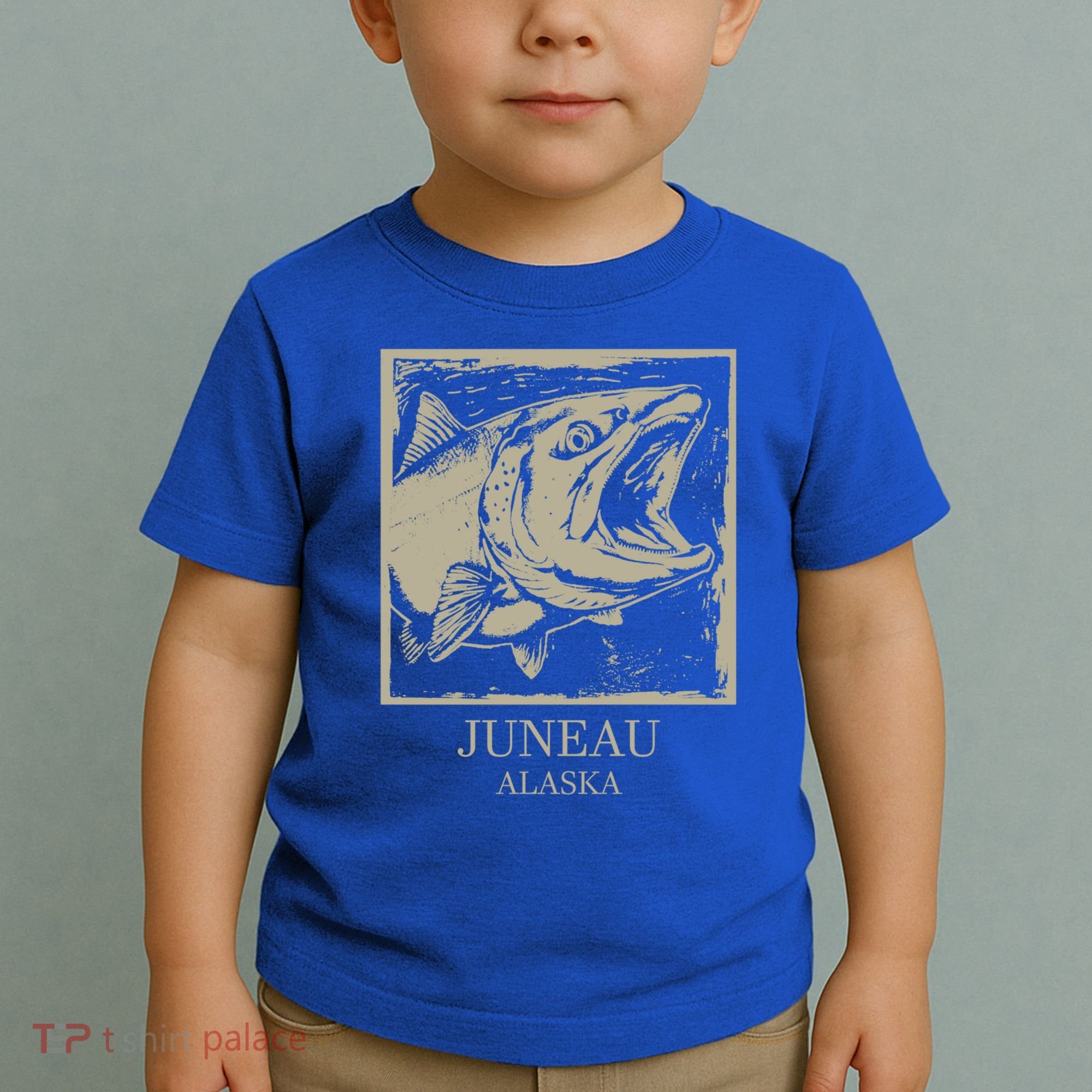 Fishing Town Souvenir Juneau Alaska Gift Toddler T-Shirt