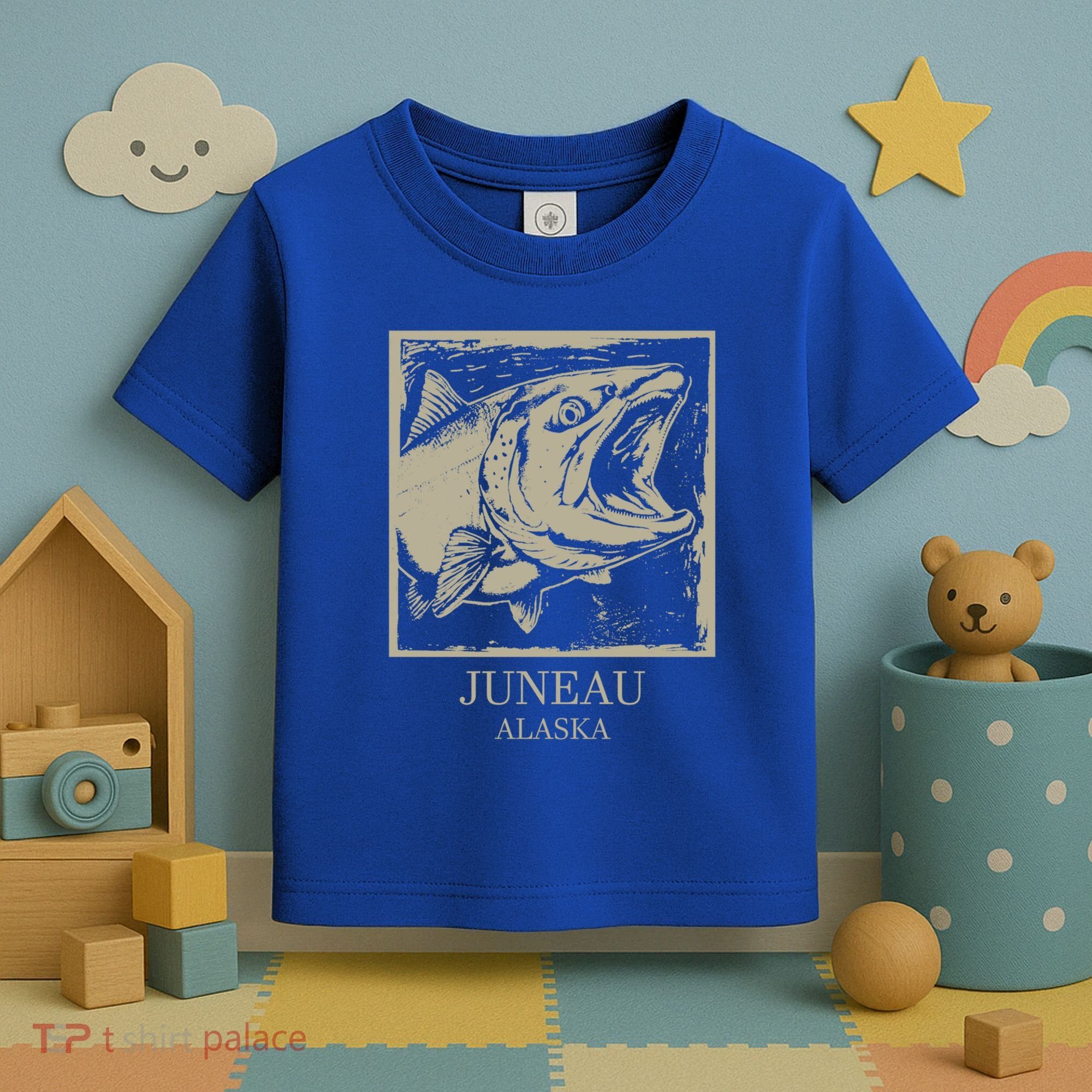 Fishing Town Souvenir Juneau Alaska Gift Toddler T-Shirt