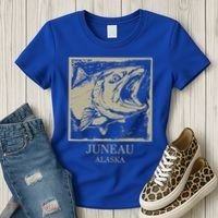 Fishing Town Souvenir Juneau Alaska Gift Women's T-Shirt thumb 3