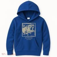Fishing Town Souvenir Juneau Alaska Gift Kids Hoodie thumb 0