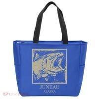 Fishing Town Souvenir Juneau Alaska Gift Tote Bag thumb 0
