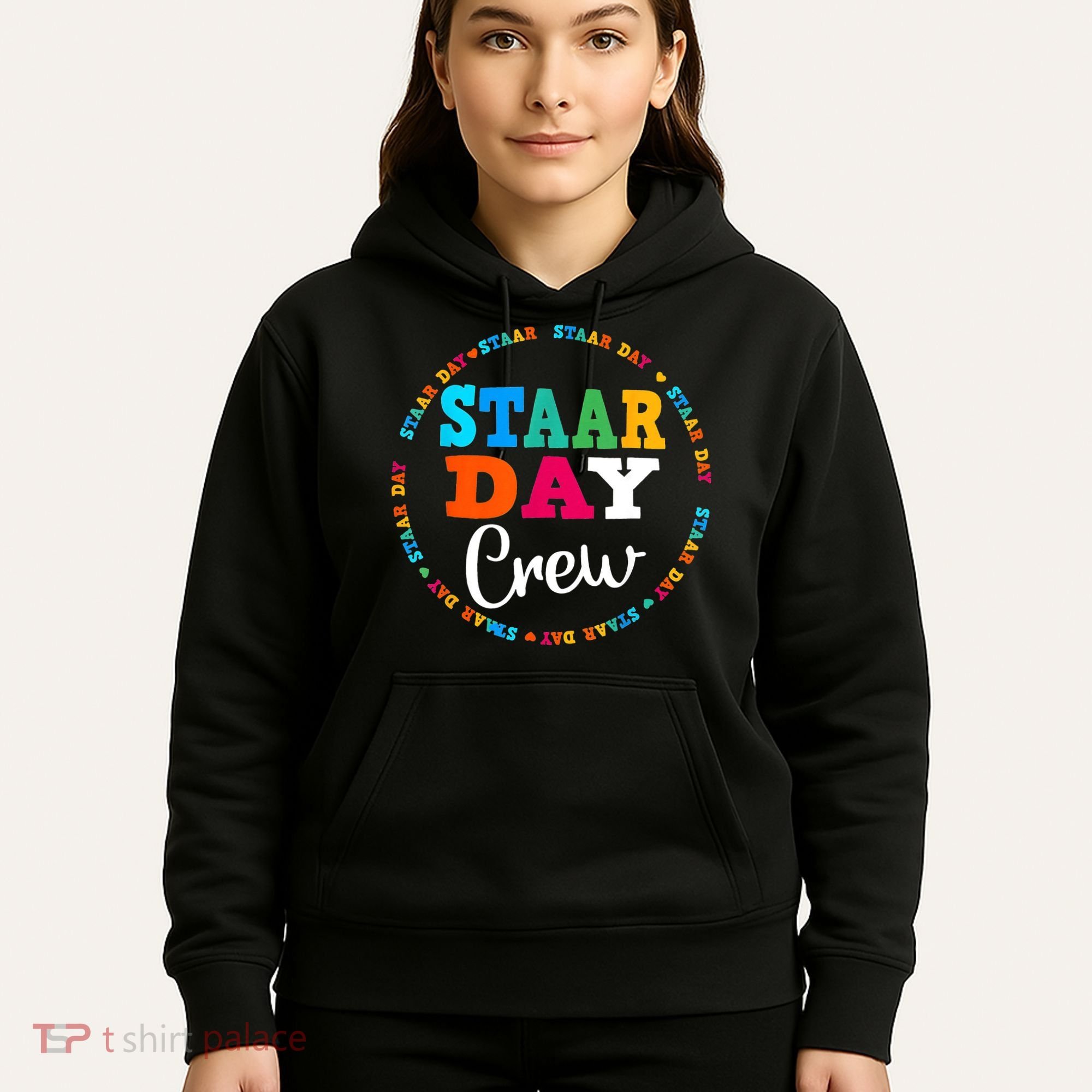 Funny Test STAAR Day Crew Mode On Teacher Testing Ideas Hoodie