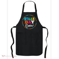 Funny Test STAAR Day Crew Mode On Teacher Testing Ideas Apron thumb 0