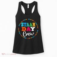 Funny Test STAAR Day Crew Mode On Teacher Testing Ideas Women's Tank Top thumb 0