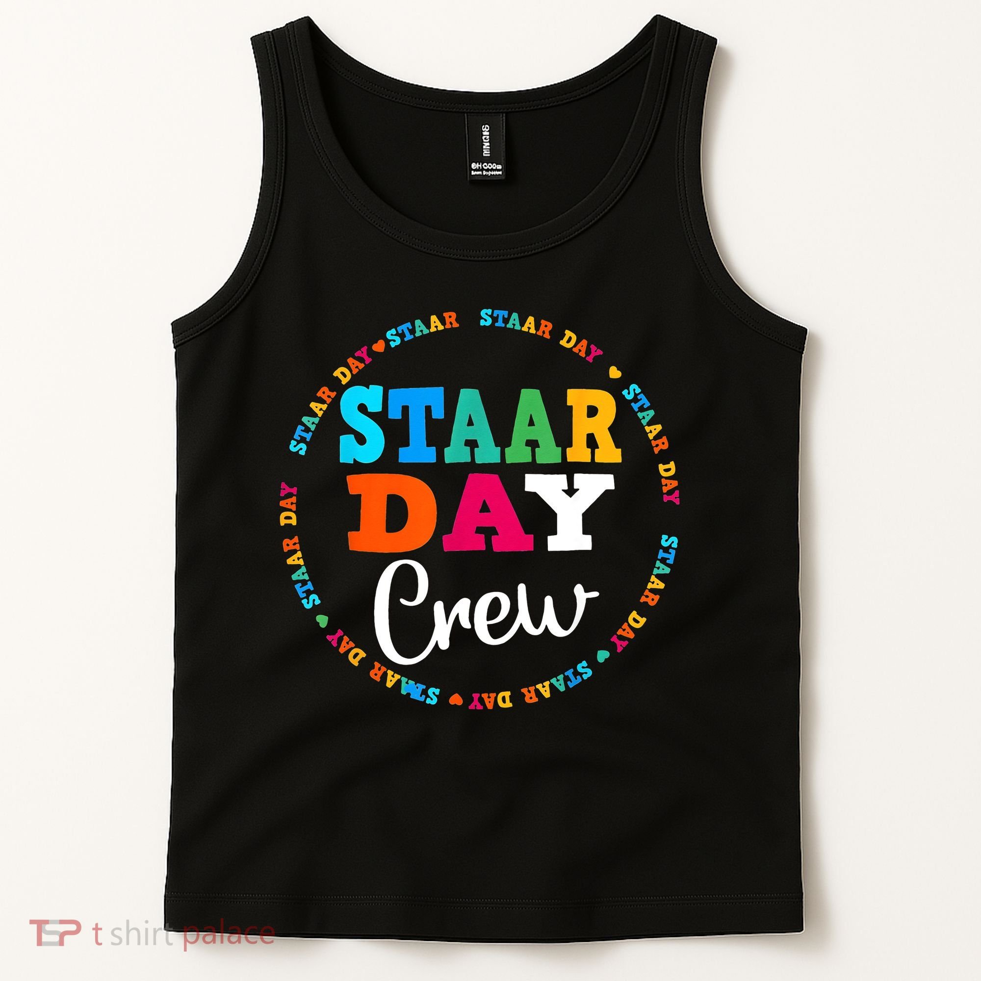 Funny Test STAAR Day Crew Mode On Teacher Testing Ideas Tank Top