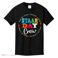 Funny Test STAAR Day Crew Mode On Teacher Testing Ideas Kids T-Shirt thumb 0