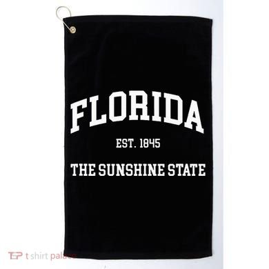 Florida The Sunshine State Golf Towel