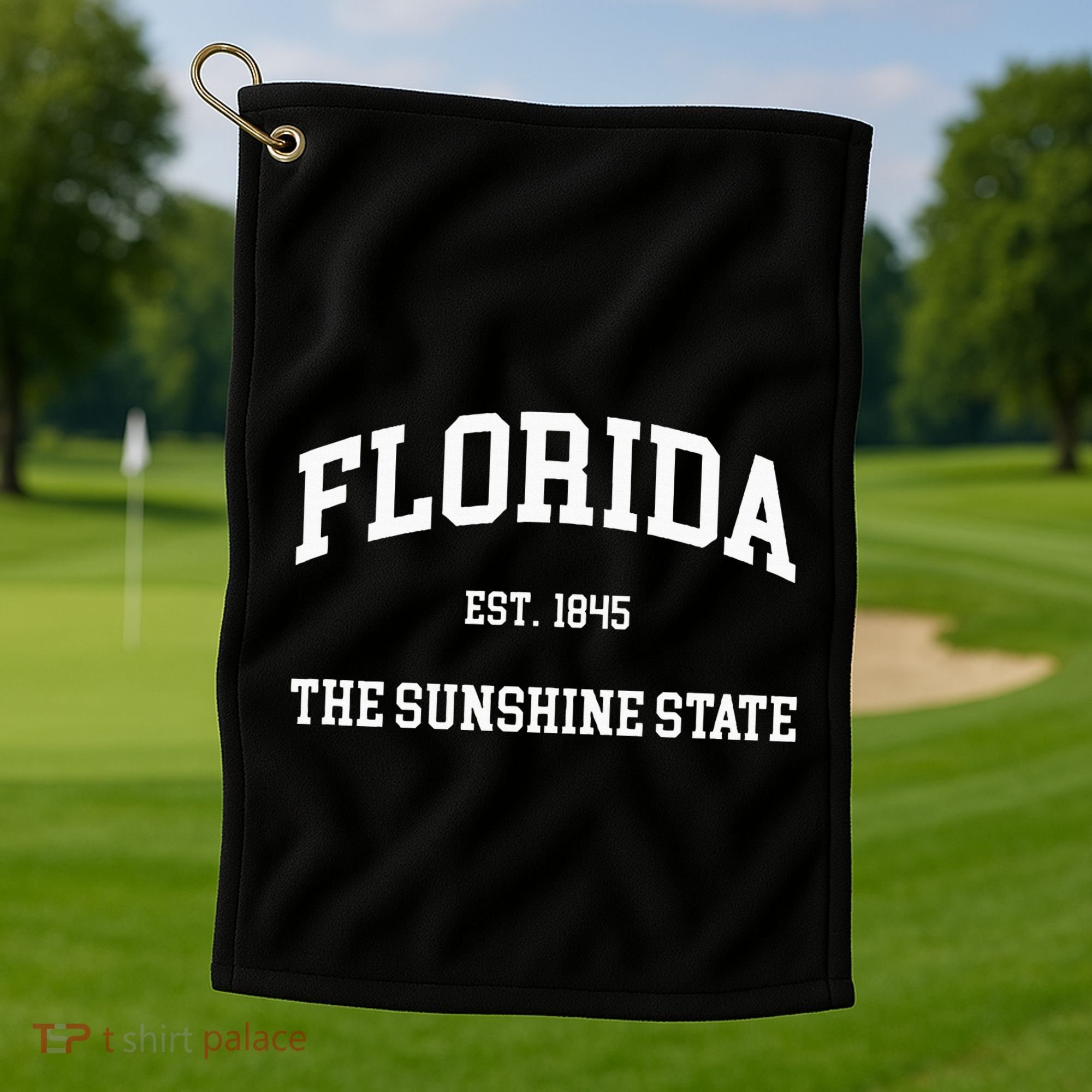 Florida The Sunshine State Golf Towel