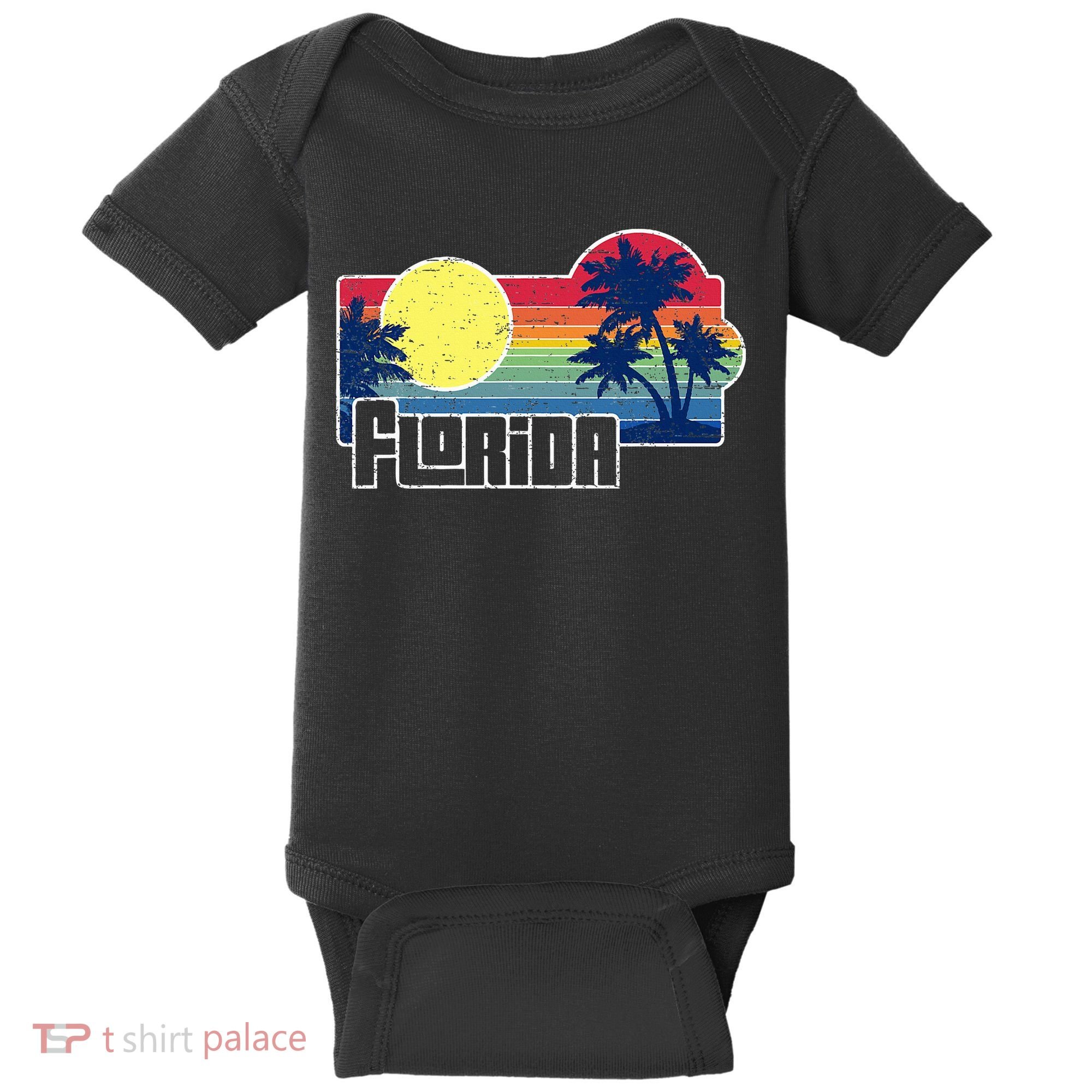 Florida The Sunshine State Florida Vacation Baby Bodysuit