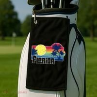 Florida The Sunshine State Florida Vacation Golf Towel thumb 2