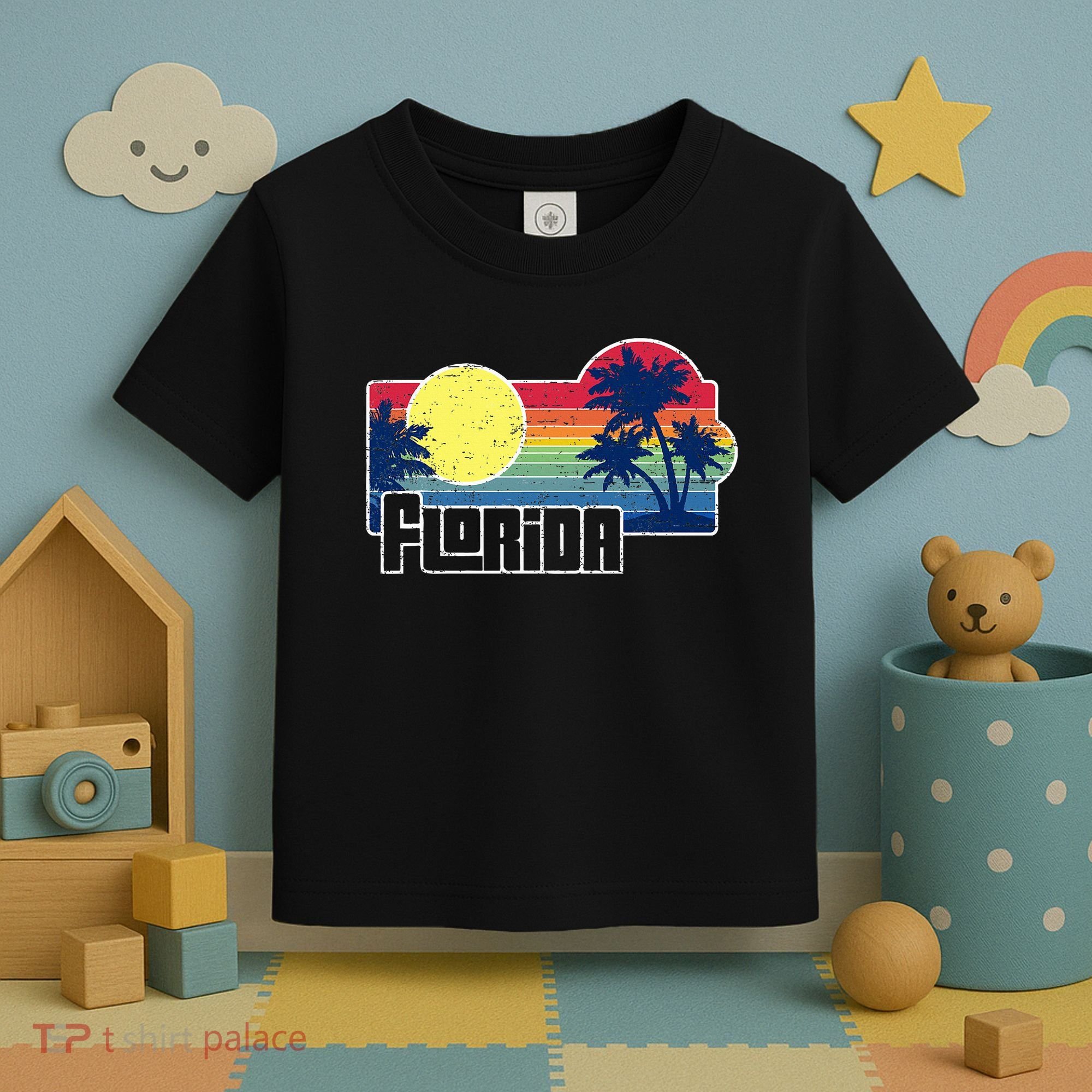 Florida The Sunshine State Florida Vacation Toddler T-Shirt