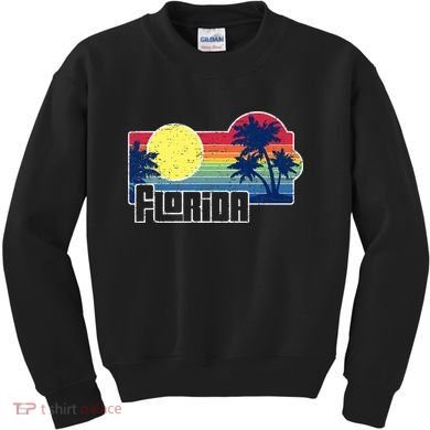 Florida The Sunshine State Florida Vacation Kids Sweatshirt
