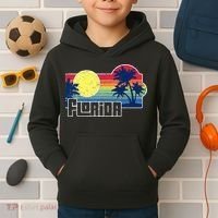 Florida The Sunshine State Florida Vacation Kids Hoodie thumb 2