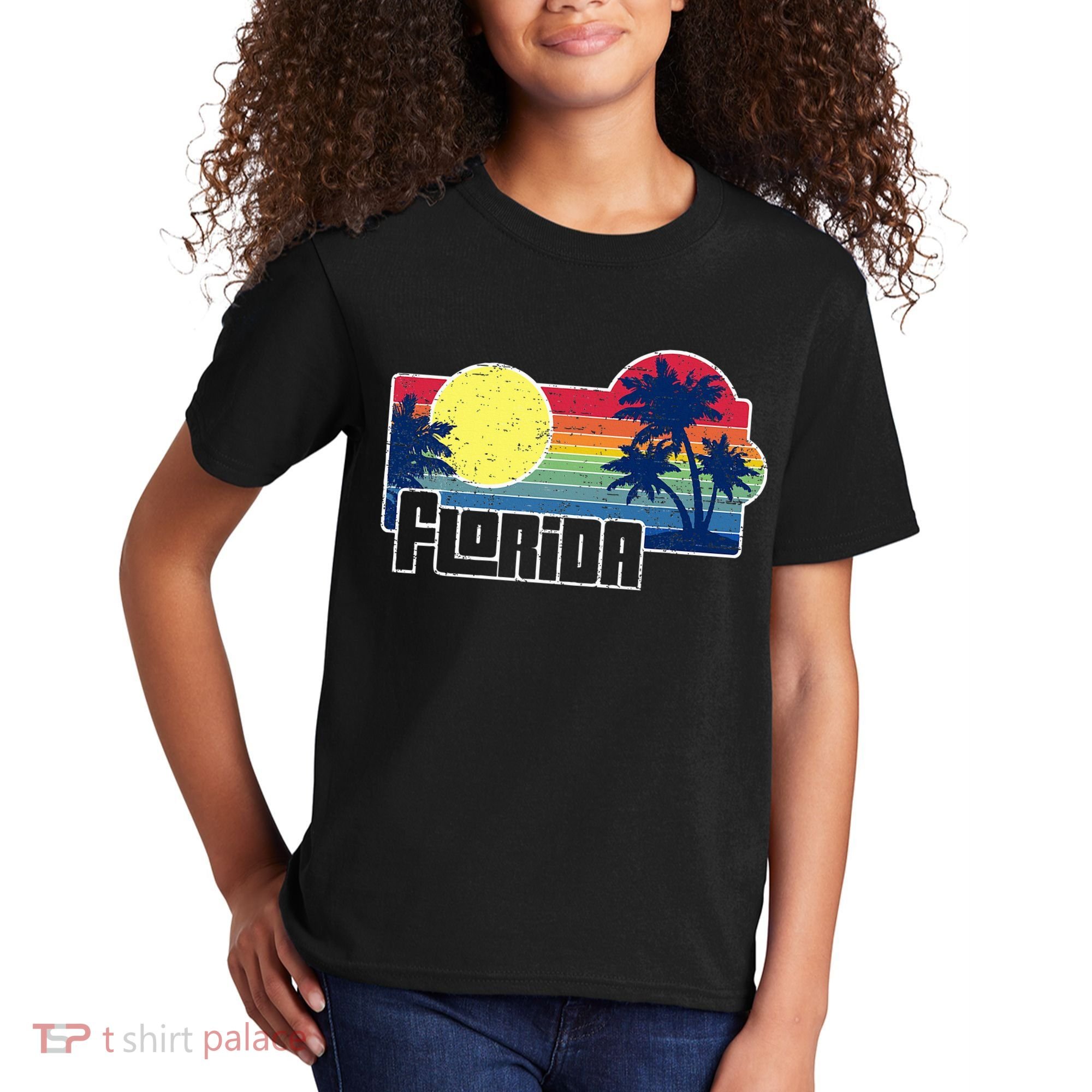 Florida The Sunshine State Florida Vacation Kids T-Shirt