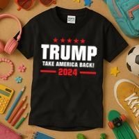 American President Donald Trump Supporters Take America Back Kids T-Shirt thumb 3