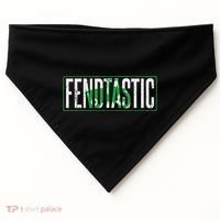 Fendtastic Tractor Saying For Farmers And Farmers USA-Made Doggie Bandana thumb 0