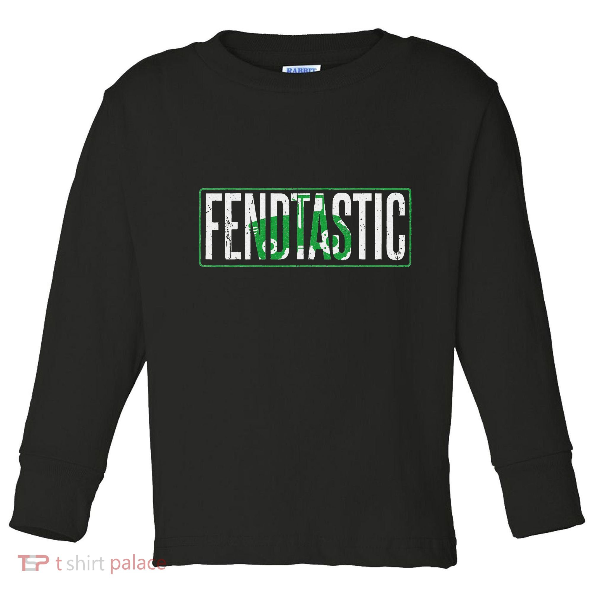 Fendtastic Tractor Saying For Farmers And Farmers Toddler Long Sleeve Shirt