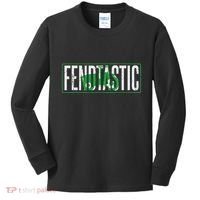 Fendtastic Tractor Saying For Farmers And Farmers Kids Long Sleeve Shirt thumb 0