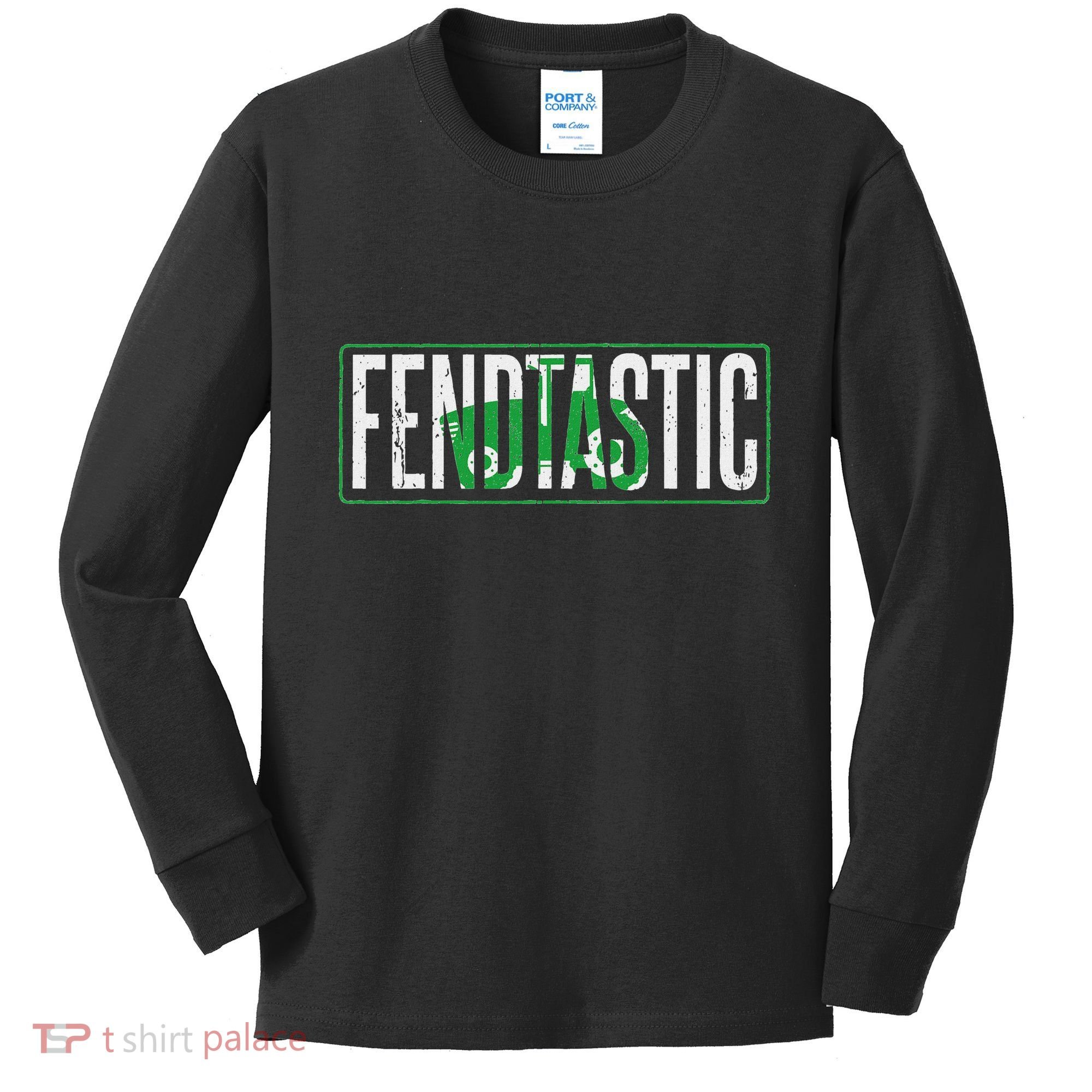 Fendtastic Tractor Saying For Farmers And Farmers Kids Long Sleeve Shirt