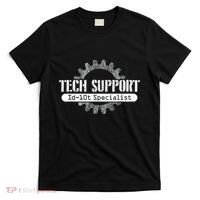 Funny Tech Support Id10t Computer Idiot Joke T-Shirt thumb 0