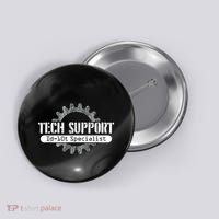 Funny Tech Support Id10t Computer Idiot Joke Button thumb 0