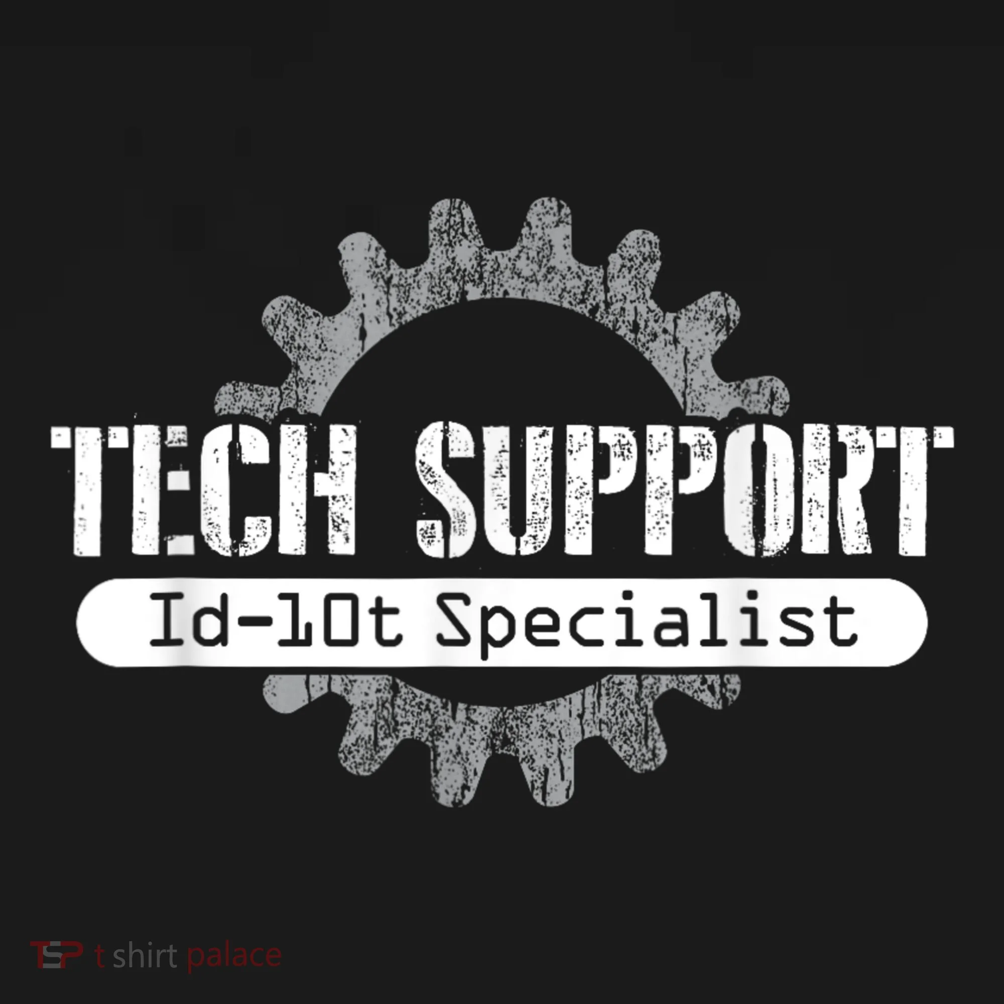 Funny Tech Support Id10t Computer Idiot Joke Toddler Hoodie