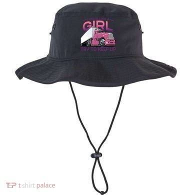 Funny Trucker Semi Big Rig Truck Drivers Cool Gift Bucket Hat