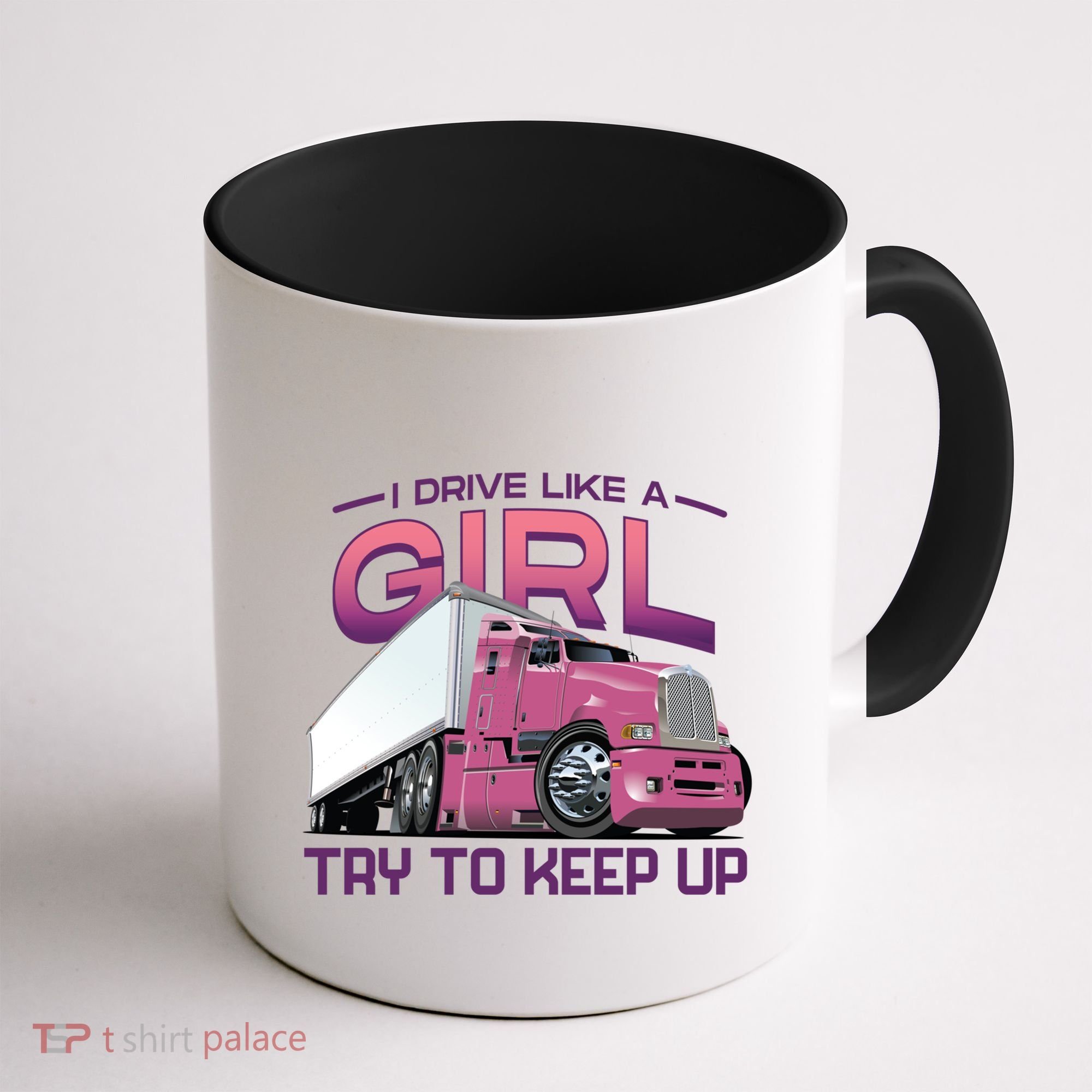 Funny Trucker Semi Big Rig Truck Drivers Cool Gift Coffee Mug