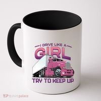 Funny Trucker Semi Big Rig Truck Drivers Cool Gift Coffee Mug thumb 0