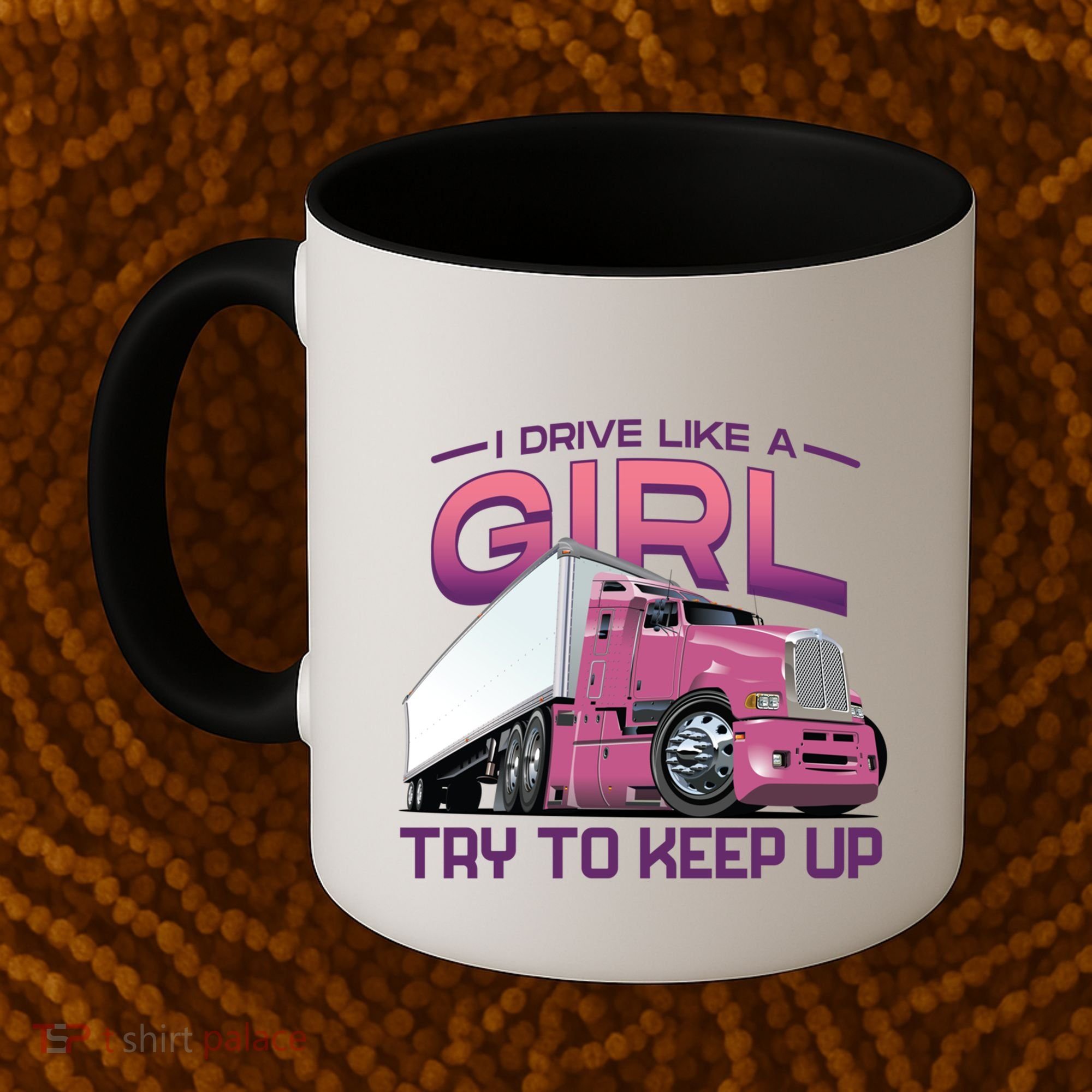 Funny Trucker Semi Big Rig Truck Drivers Cool Gift Coffee Mug