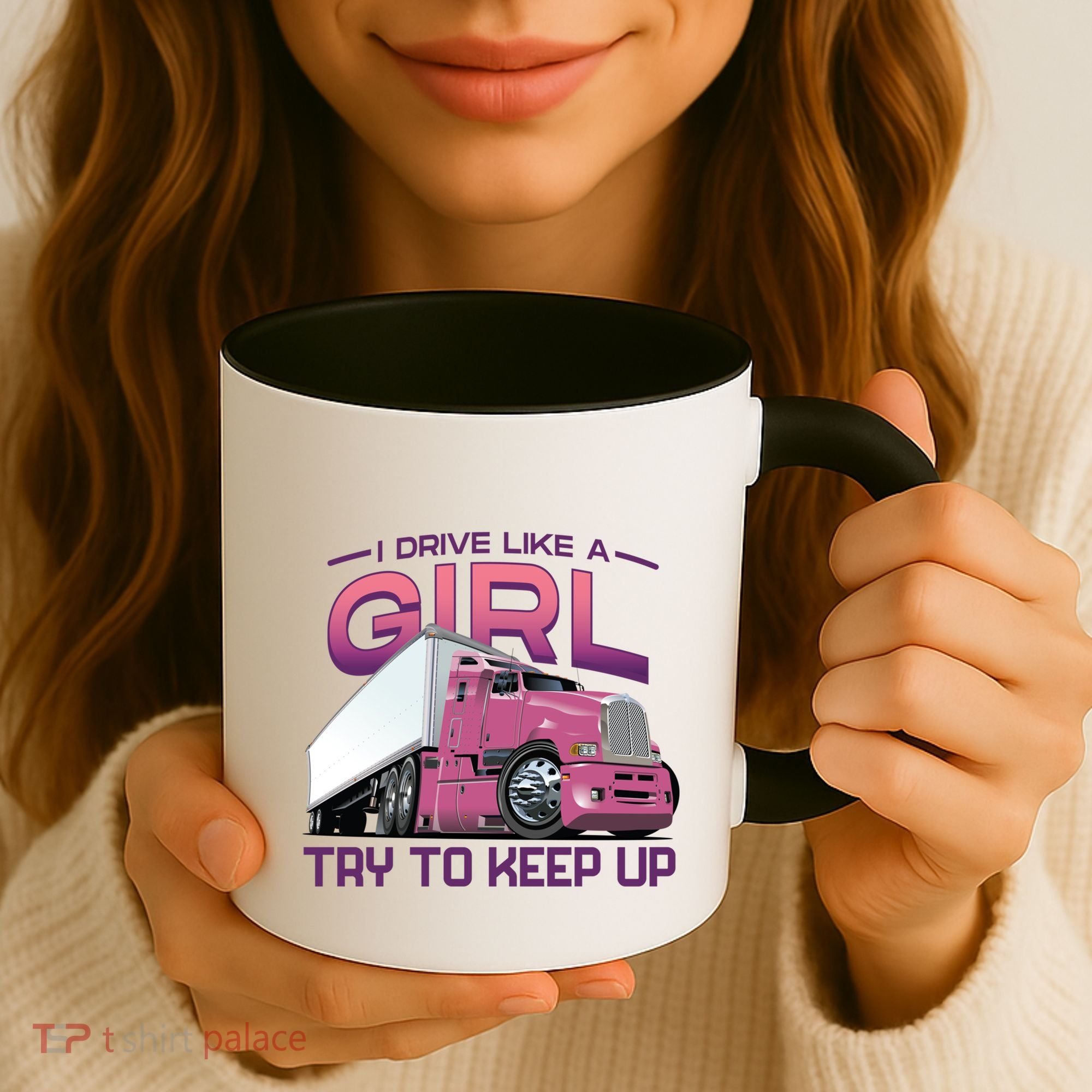 Funny Trucker Semi Big Rig Truck Drivers Cool Gift Coffee Mug