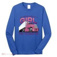 Funny Trucker Semi Big Rig Truck Drivers Cool Gift Long Sleeve Shirt thumb 0