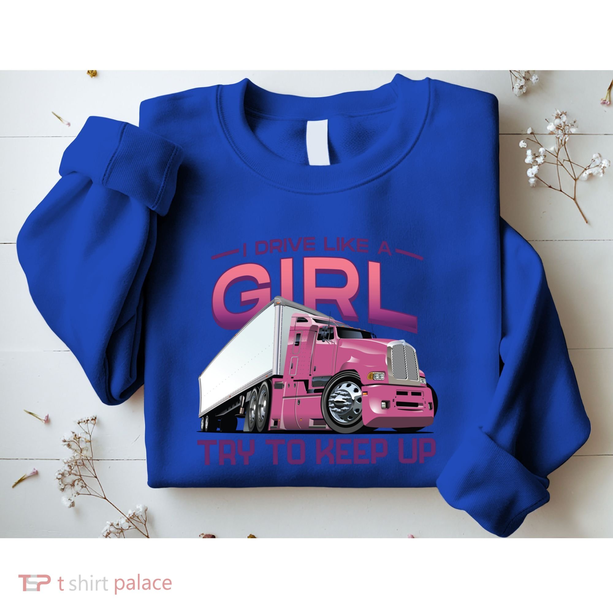 Funny Trucker Semi Big Rig Truck Drivers Cool Gift Sweatshirt