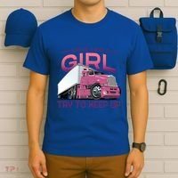 Funny Trucker Semi Big Rig Truck Drivers Cool Gift T-Shirt thumb 6