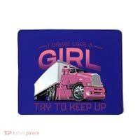 Funny Trucker Semi Big Rig Truck Drivers Cool Gift Mousepad thumb 0