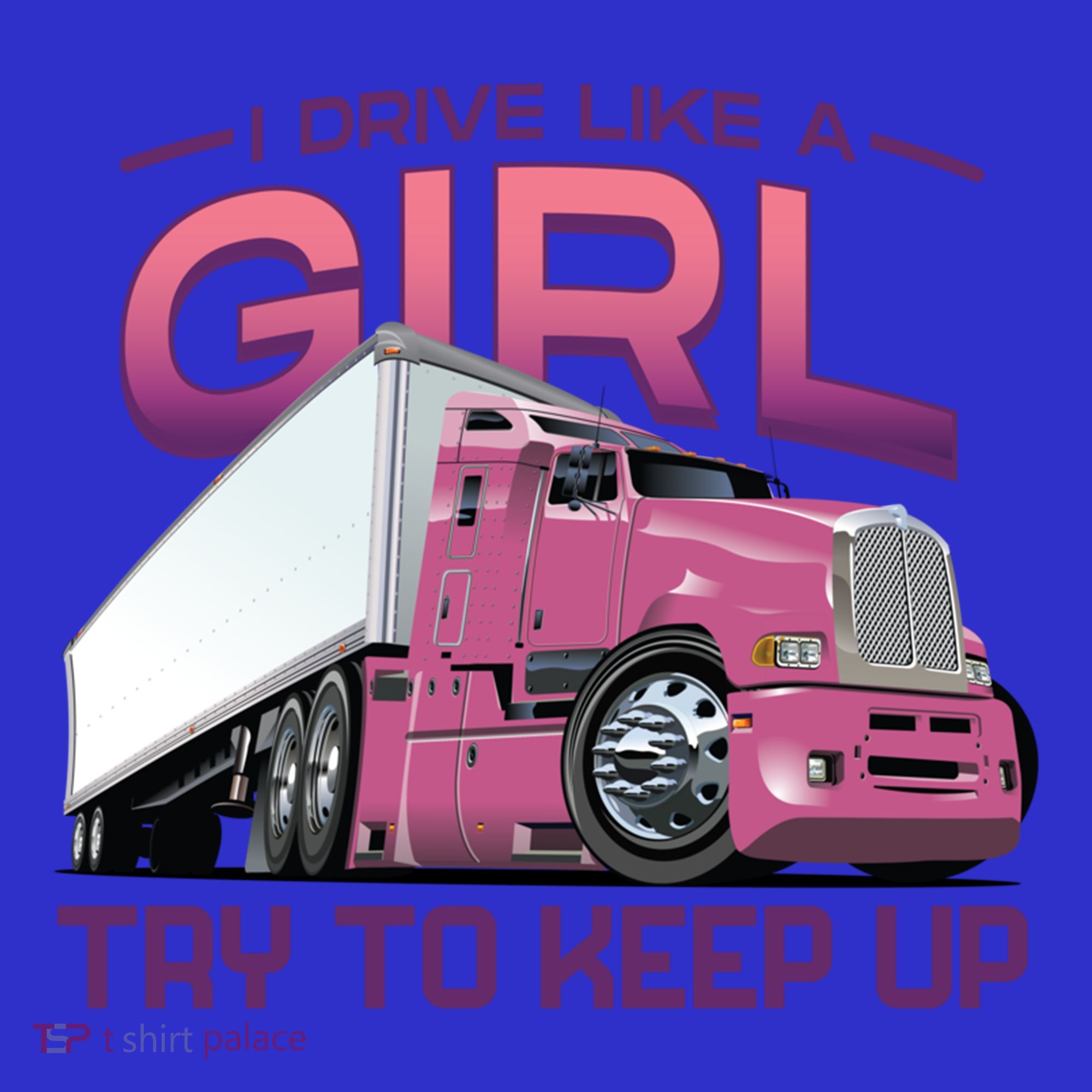 Funny Trucker Semi Big Rig Truck Drivers Cool Gift Women's Tank Top