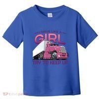 Funny Trucker Semi Big Rig Truck Drivers Cool Gift Toddler T-Shirt thumb 0