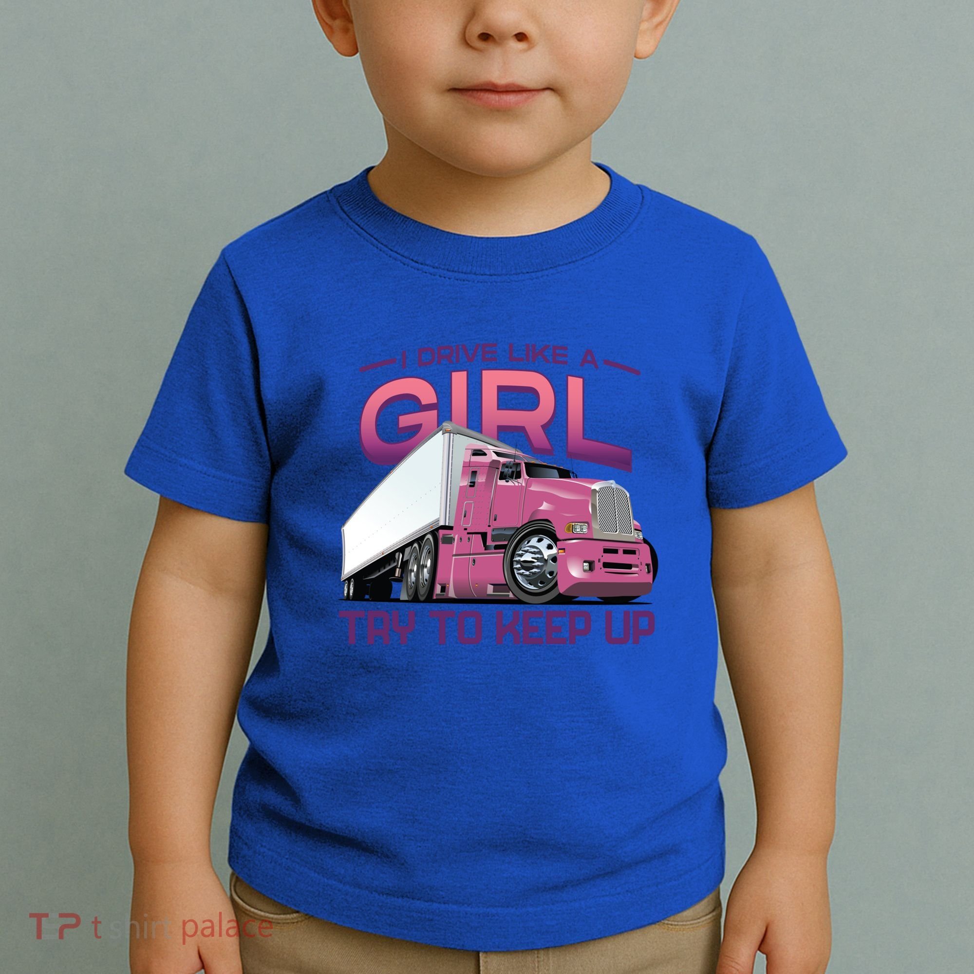 Funny Trucker Semi Big Rig Truck Drivers Cool Gift Toddler T-Shirt