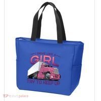 Funny Trucker Semi Big Rig Truck Drivers Cool Gift Tote Bag thumb 3