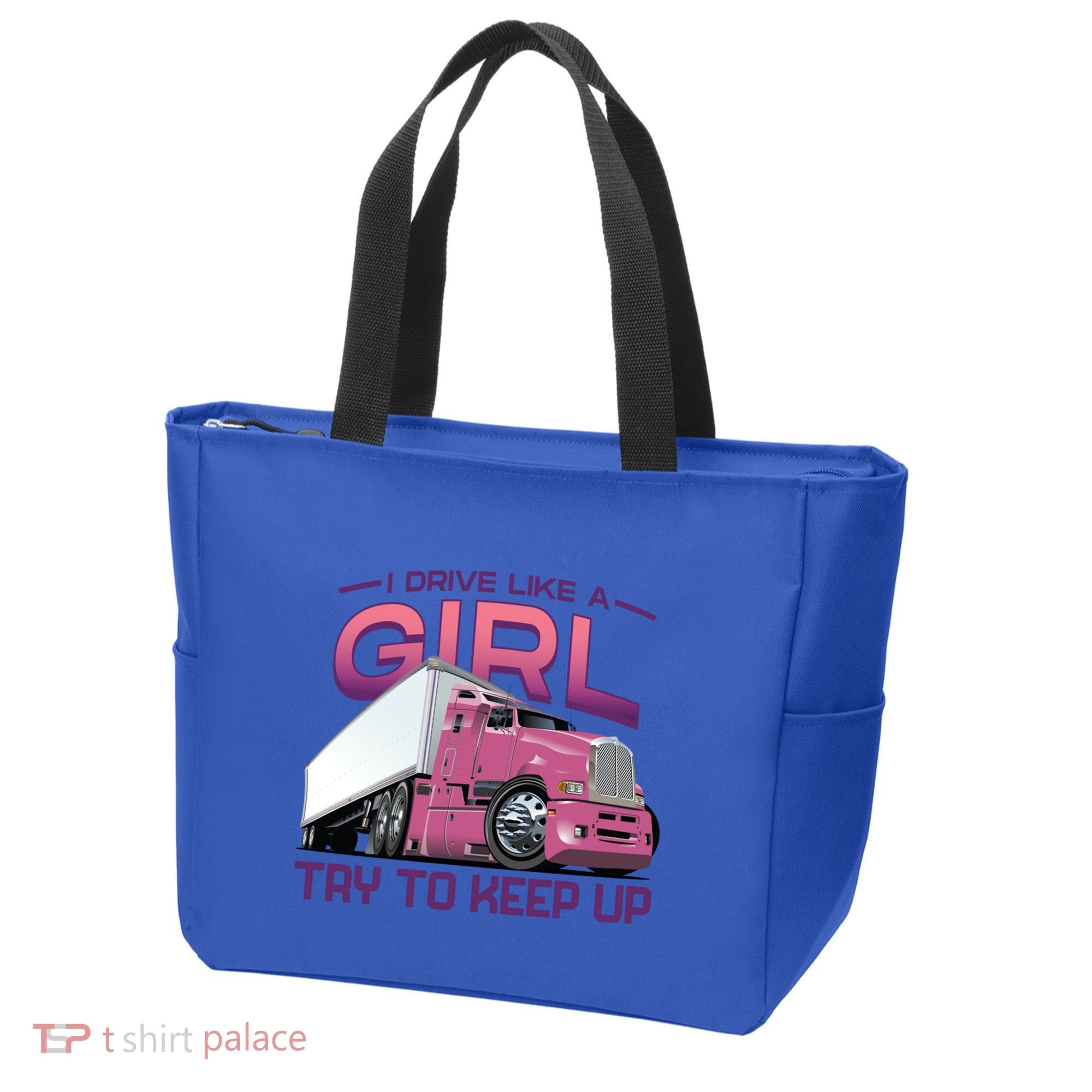 Funny Trucker Semi Big Rig Truck Drivers Cool Gift Tote Bag