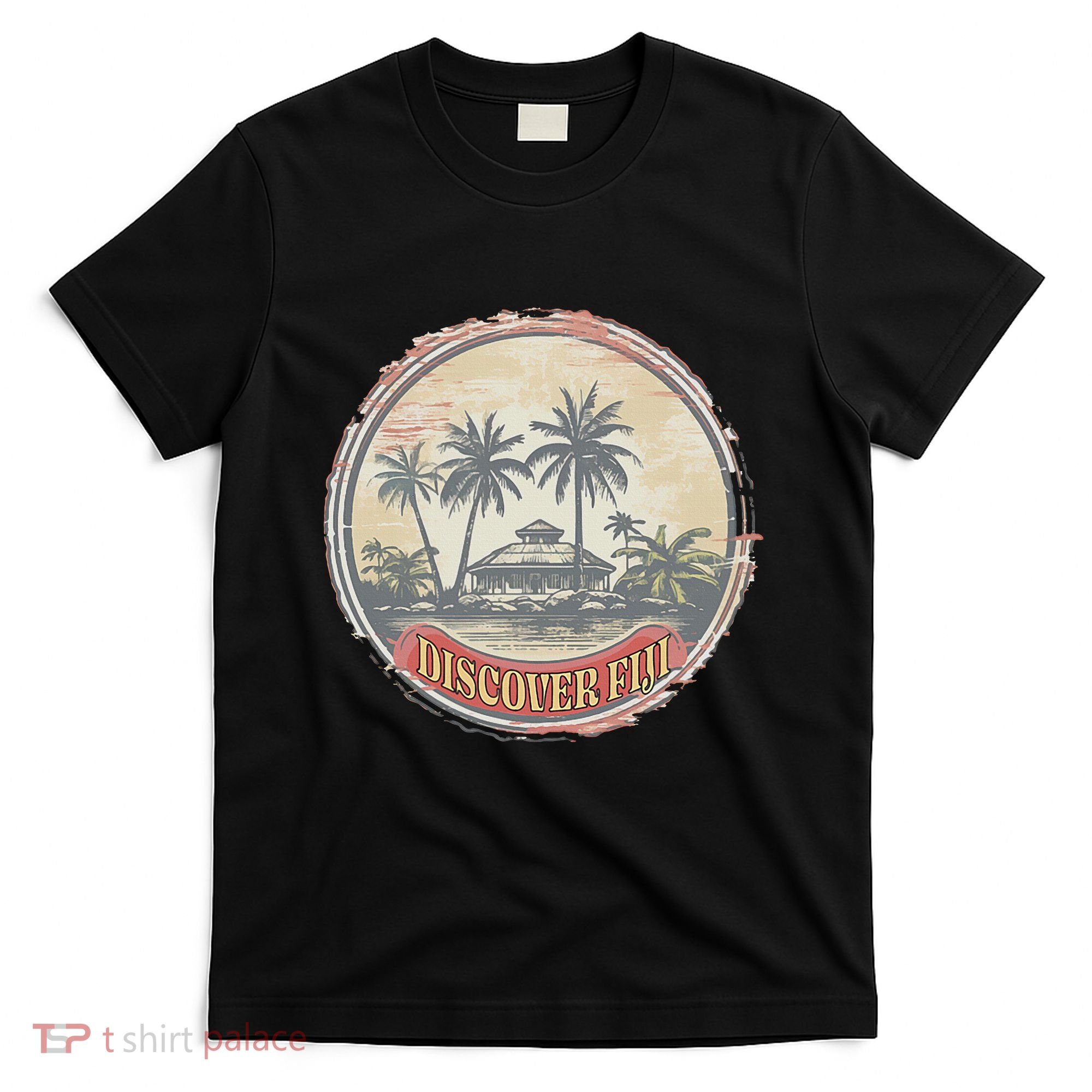 Fiji travel surf Fijian Polynesian Pride Vintage T-Shirt