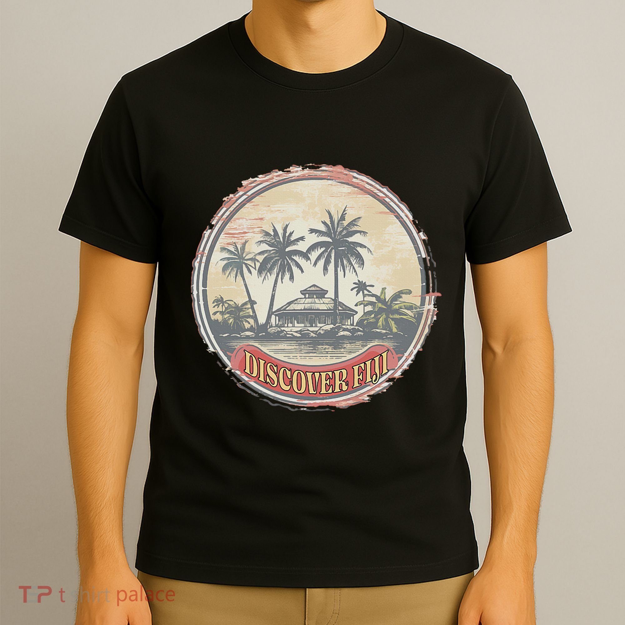 Fiji travel surf Fijian Polynesian Pride Vintage T-Shirt