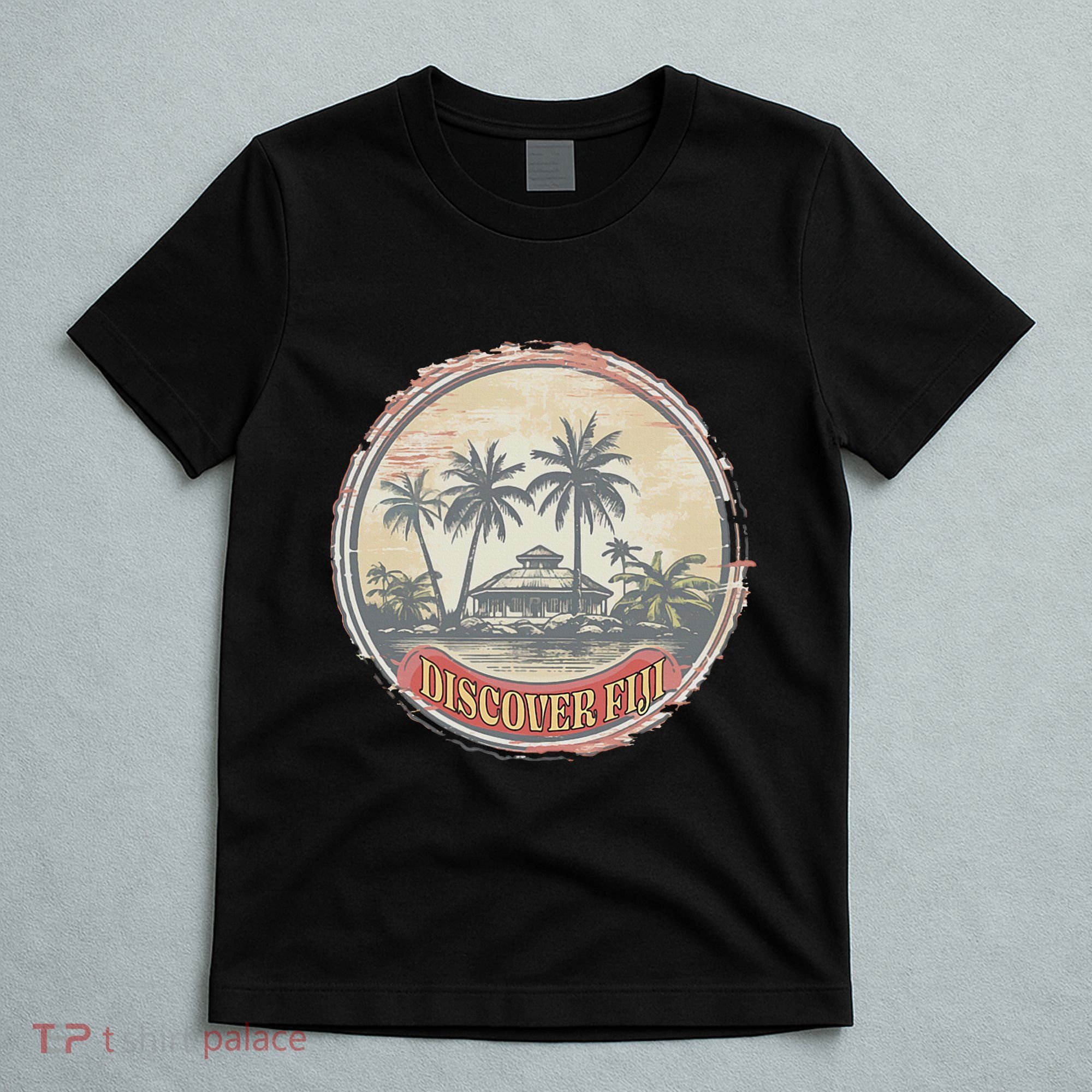 Fiji travel surf Fijian Polynesian Pride Vintage T-Shirt
