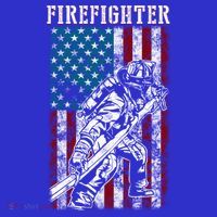 Fire Tattered Stripes Patriotic Firefighter American Flag Gift Mousepad thumb 1