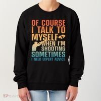Funny Trap Shooting For Clay Skeet Trap Shooting  Women's Sweatshirt thumb 0